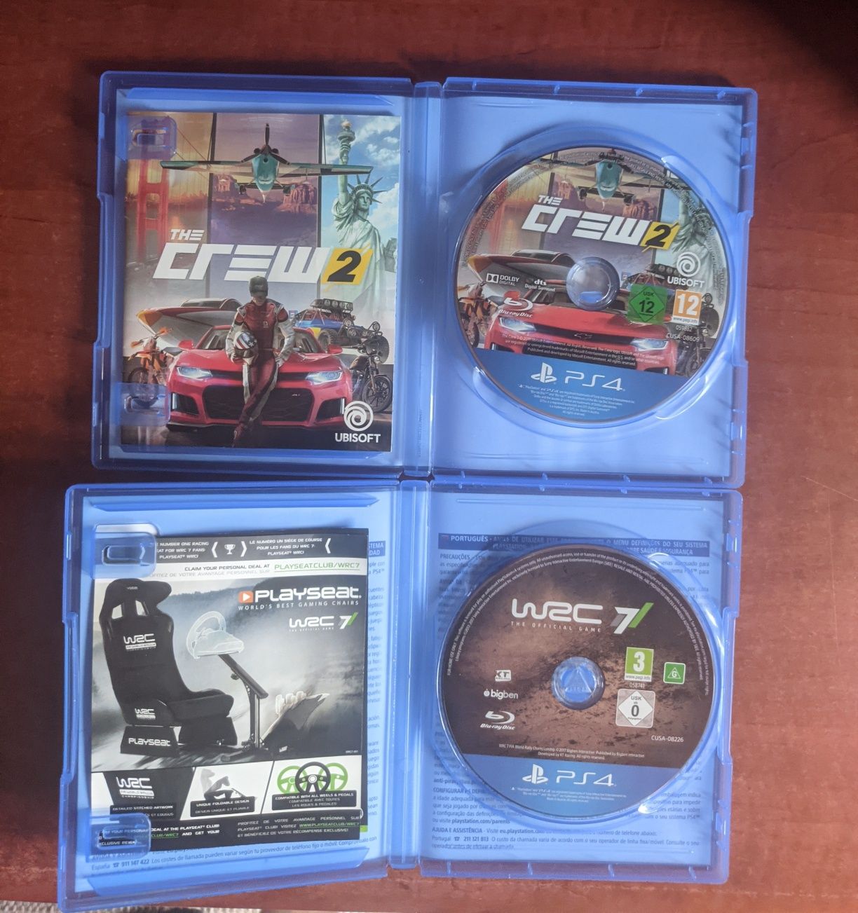 WRC 7 e The Crew 2