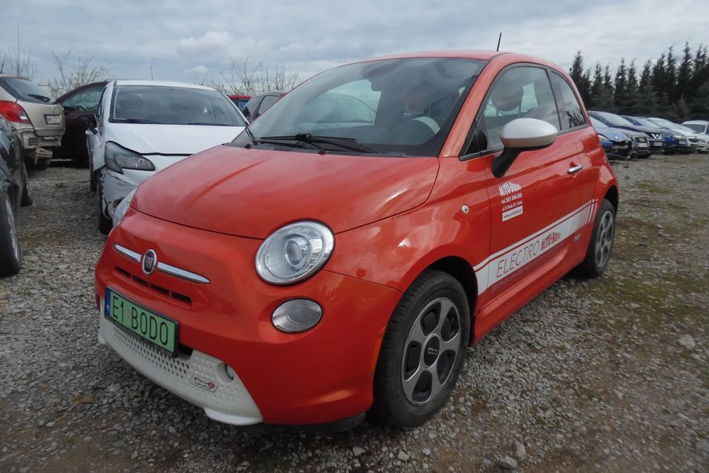 Fiat 500 ELECTRIC, AUTOMAT, 2013r, Usterka elektryczna. Vat 23% brutto.
