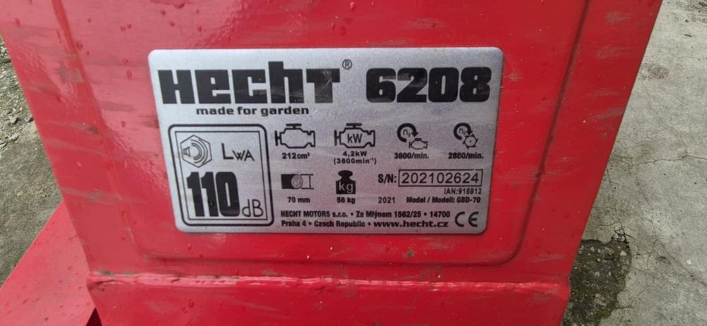 Rozdrabniacz do gałęzi hecht 6208