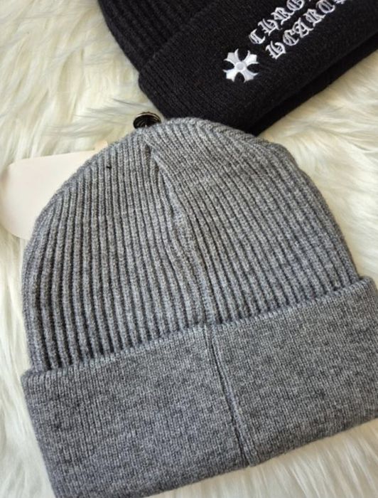 Шапка Chrome hearts сіра