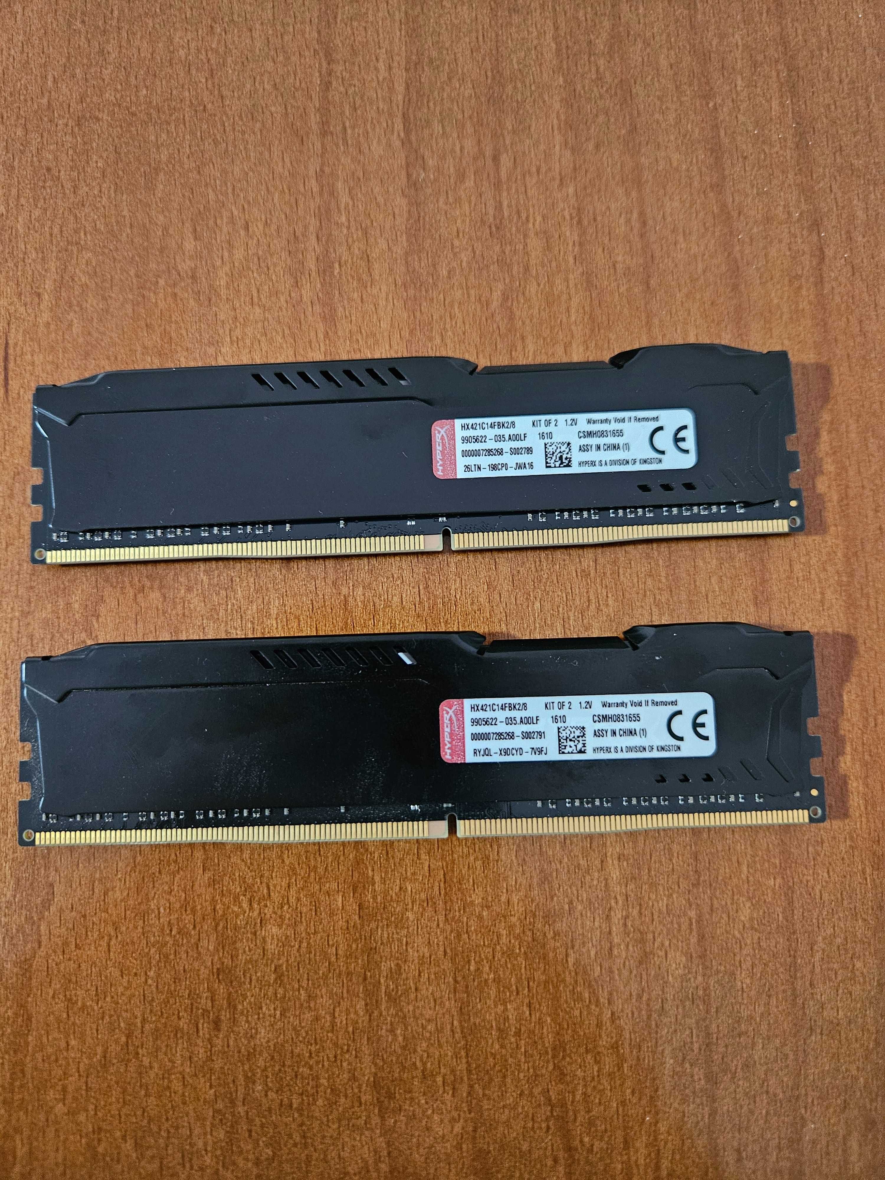 Memoria RAM Fury Hyperx 2 x 4GB DDR4