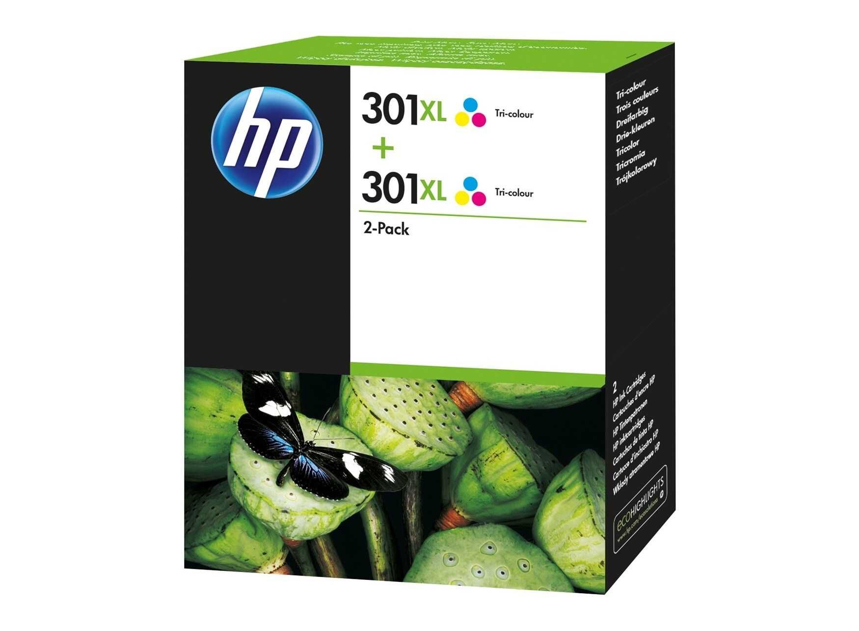 HP 301XL Tri-Colour 2-Pack (NOVO)