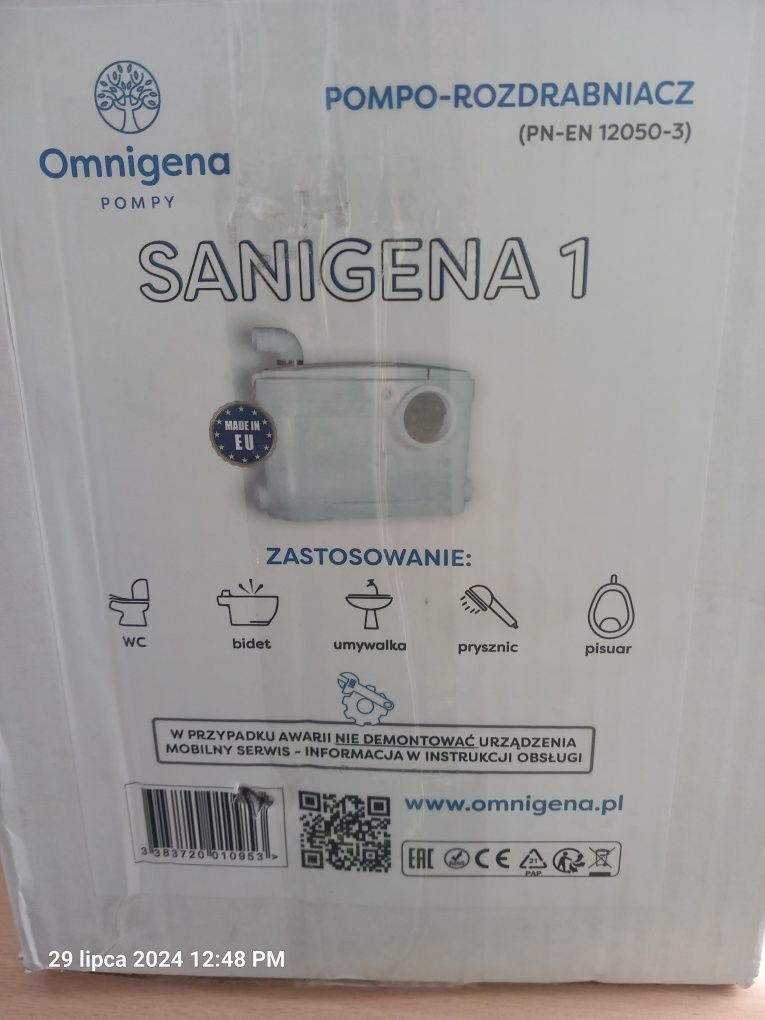 Pompo rozdrabniacz Sanigena 1