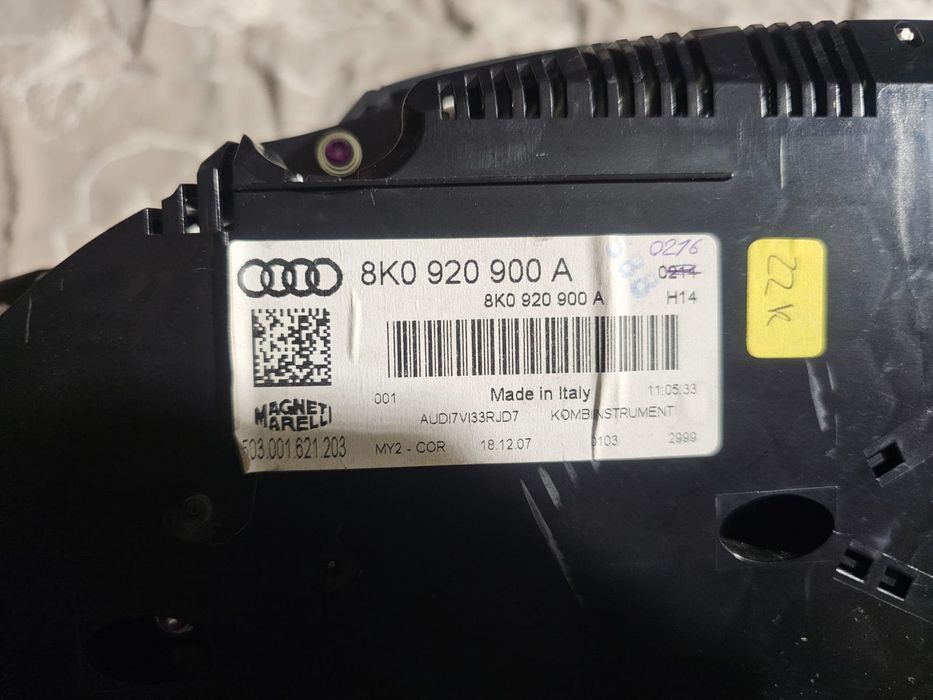 Licznik obrotomierz zegary Full FIS Audi A4 B8 A5 Eu