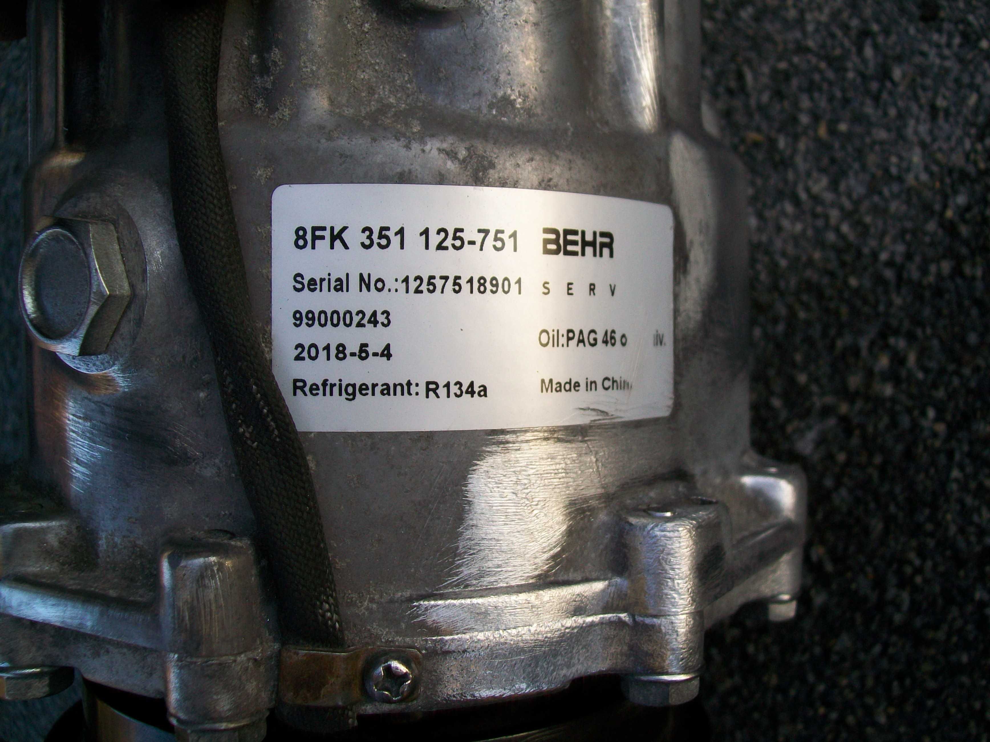 Sprężarka klimatyzacji vw sharan seat alhambra ford galaxy 1,9 tdi 00-