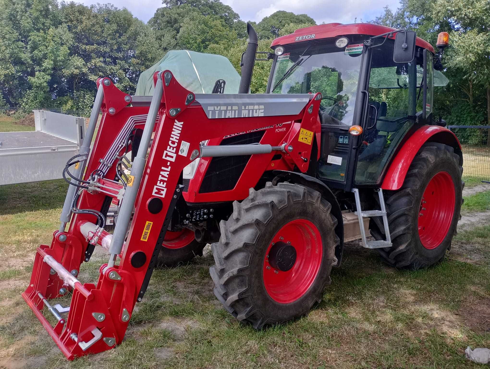 Tur Ładowacz Metal Technik , Zetor, Ursus MTZ, Case MONTAŻ, Transport