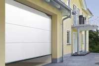 Nowa brama garażowa biała gładka 2600x2250 z automatem