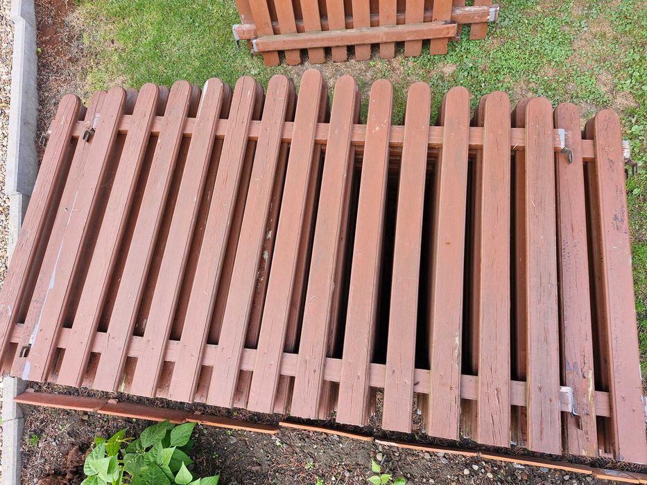 Przęsło ogrodzeniowe drewniane