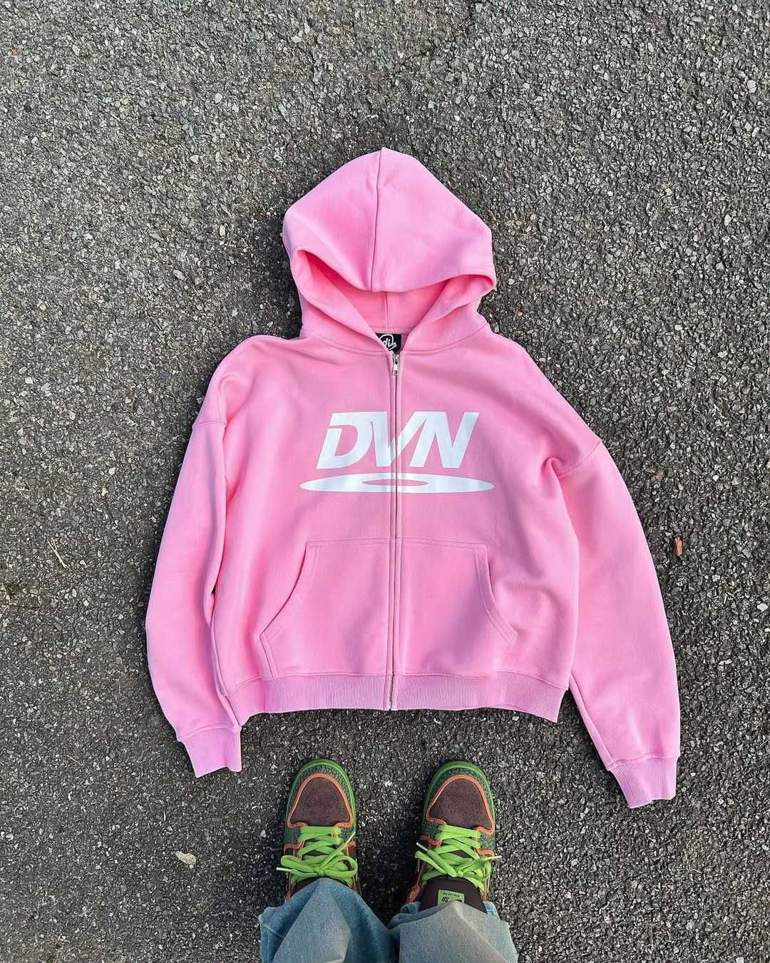 Zip-Hoodie Pink | Розовая Зипка 999yessirskili streetwear oversize sk8