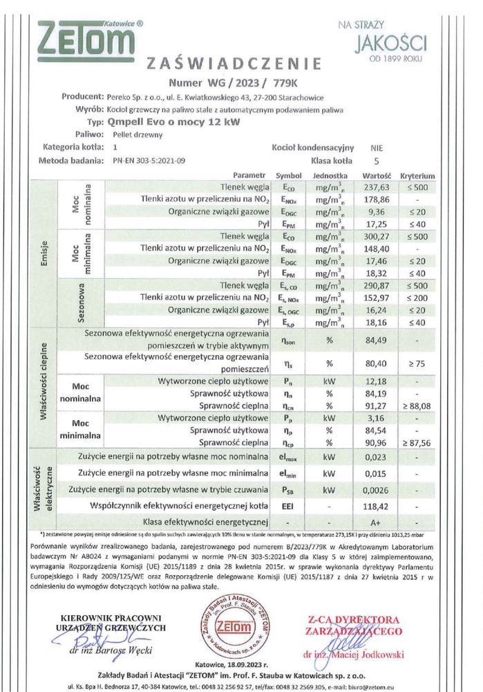 Kocioł*Piec*Pereko*Qmpell Evo 12kW*Pellet*Czyste Powietrze*Aplikacja!!
