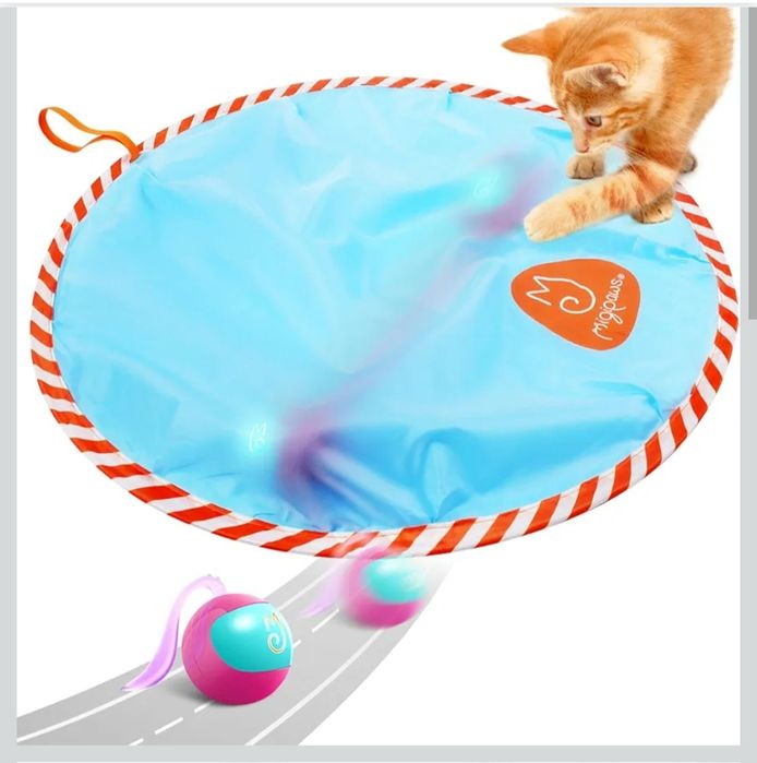 Zestaw interaktywnych piłek Migipaws dla kotów
