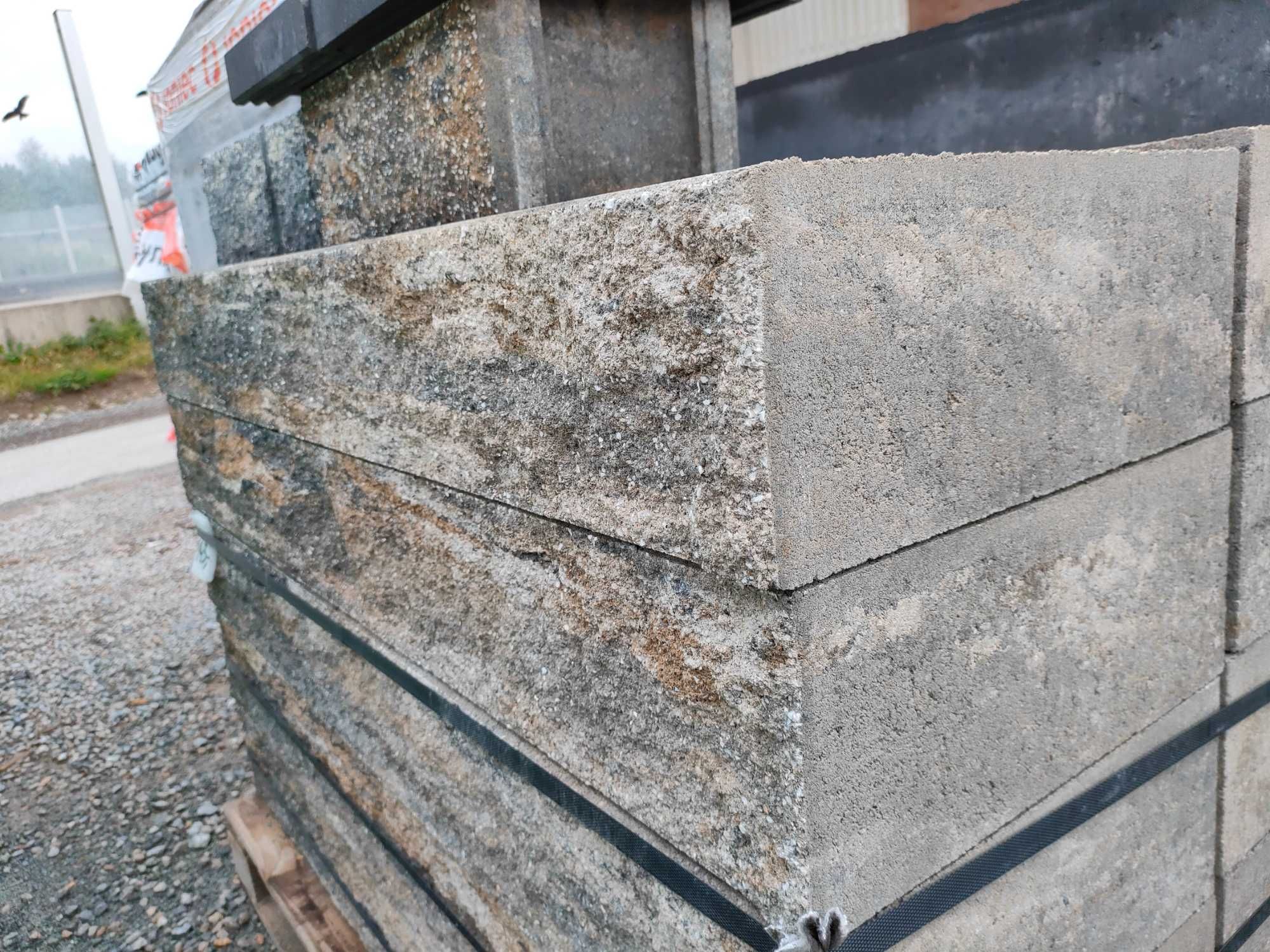 Stopień łupany 120x35x15 cm schody betonowe stopnica blok schodowy
