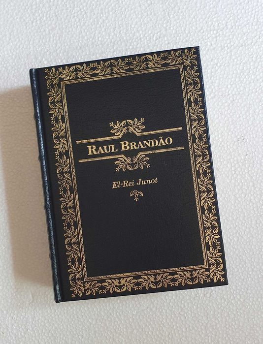 Livro El-Rei Junot, de Raul Brandão, ricamente encadernado - vintage