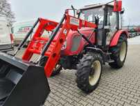 Tur, ładowacz czołowy Farmtrac 675 DT, 70 4WD. Montaż.