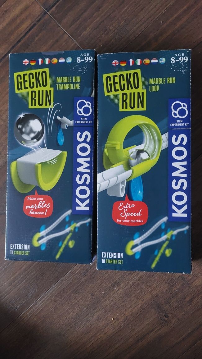 Kosmos GECKO RUN marble run dodatek, dodatki, podobne do Gravitrax