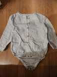 Body koszulowe, koszula w kratkę So Cute r. 92