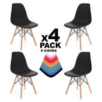 Pack 4 ou 6 Cadeiras de Sala de Jantar Cozinha Lounge ou várias Cores