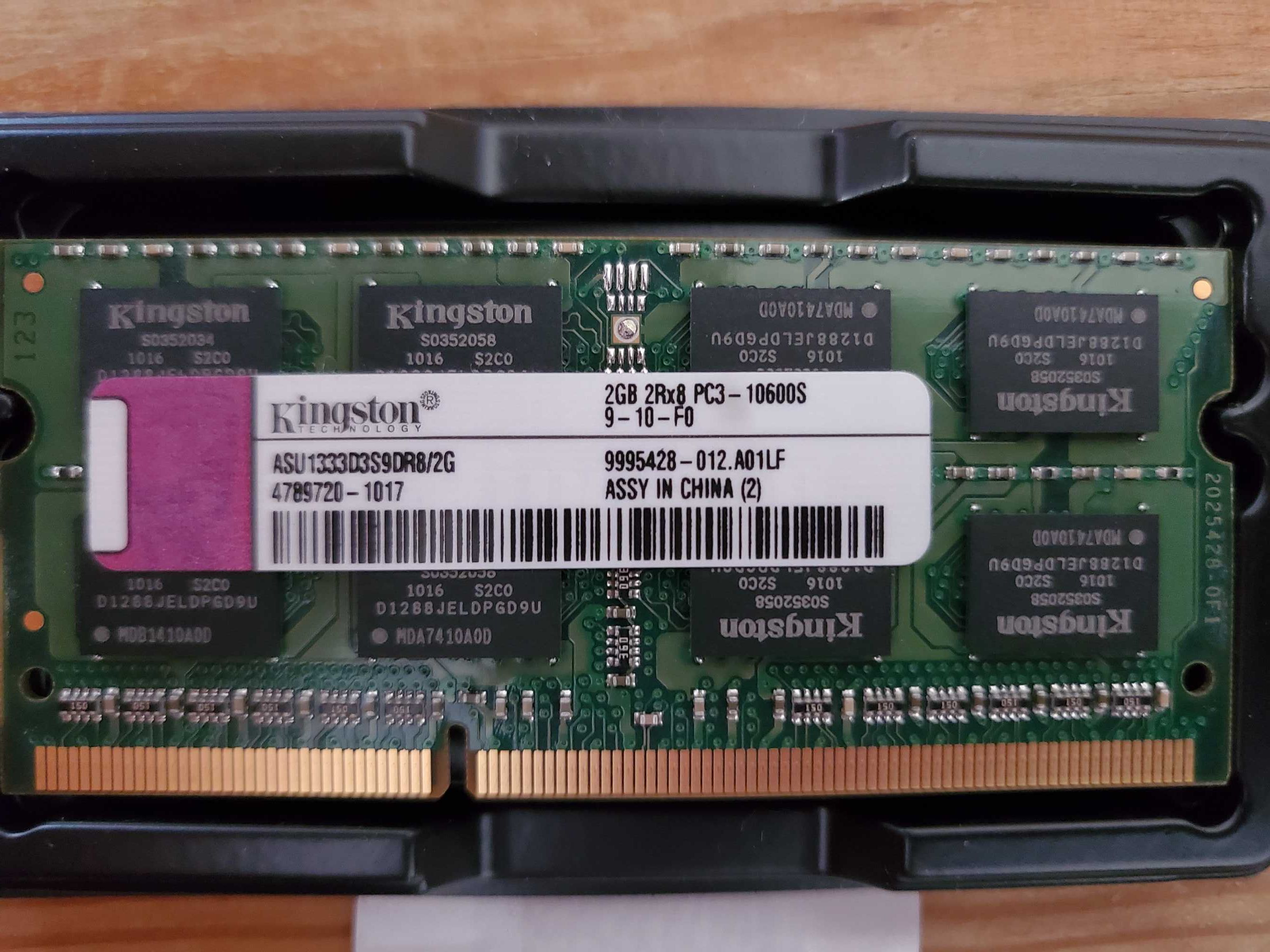 Оперативная память DDR3 ASint 1Gb, Kingston 2GB; DDR3L Hynix 2GB