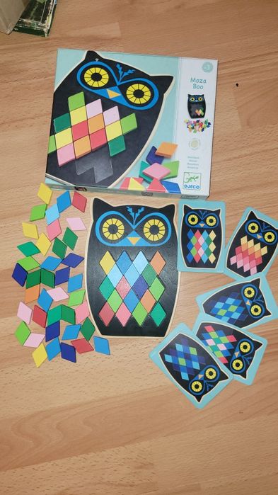 Мозаїка класична , мозаїка Djeco Сова, Rigolo