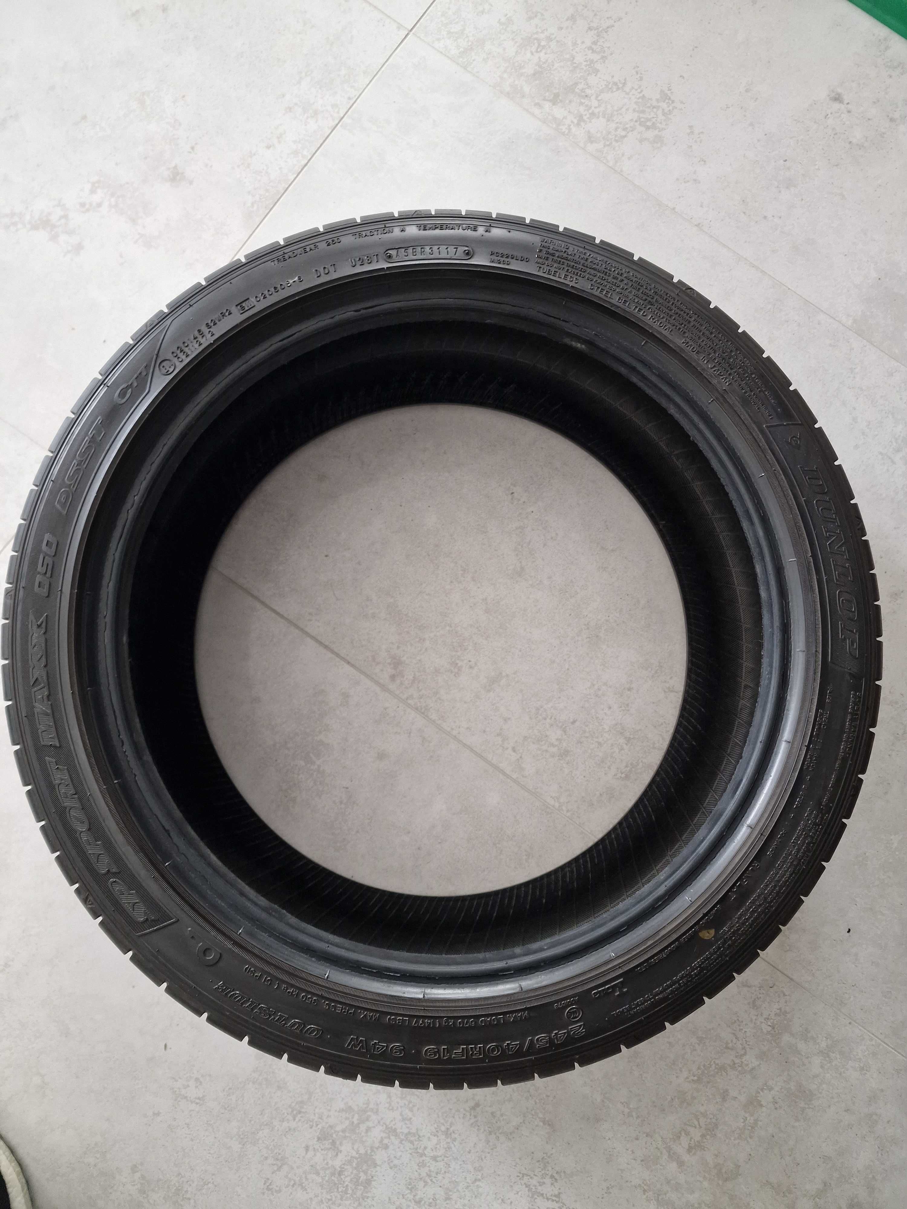 Opony letnie Dunlop SP Sport Maxx 245/40/19 Run flat - 7 mm, 4 szt.