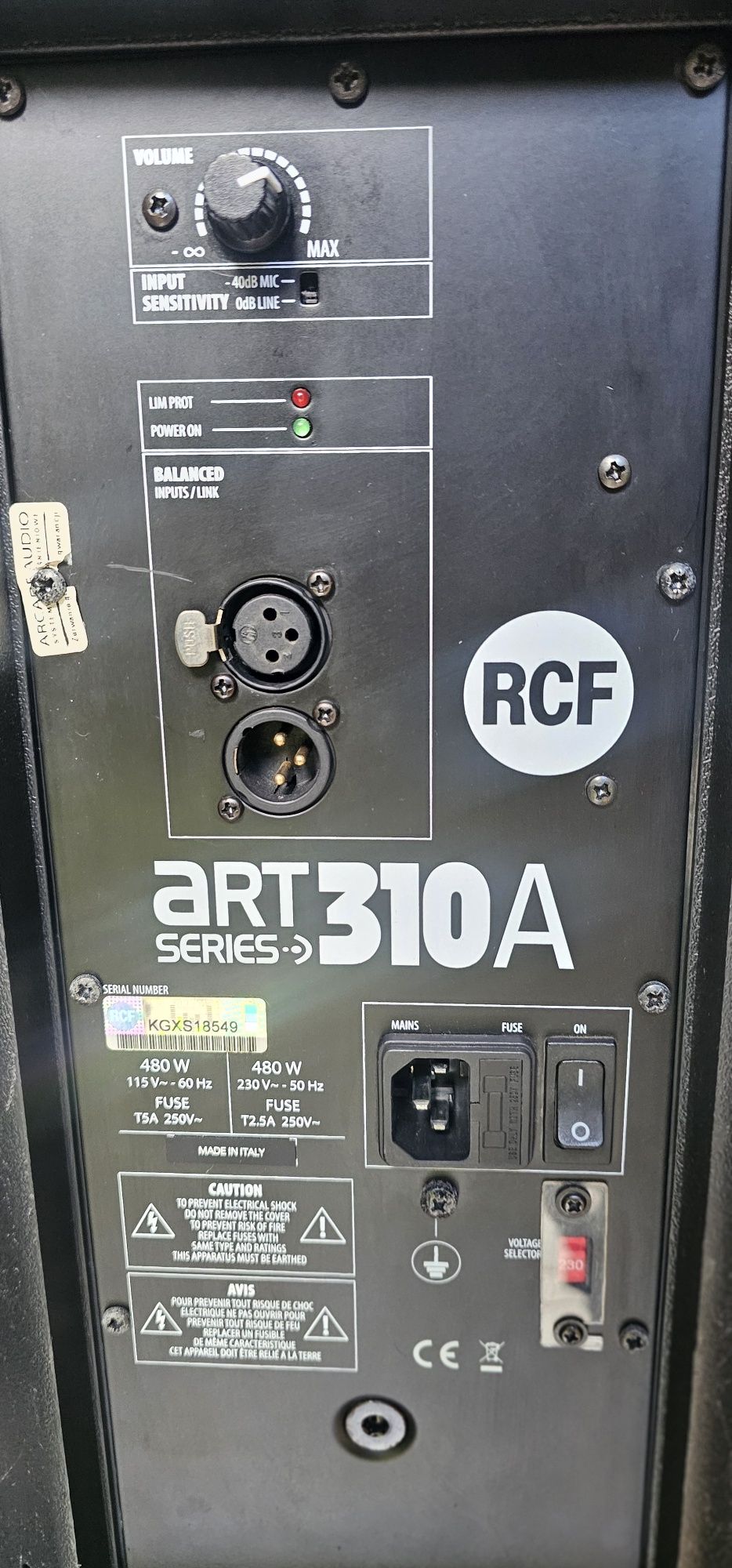 Kolumny aktywne RCF art 310A