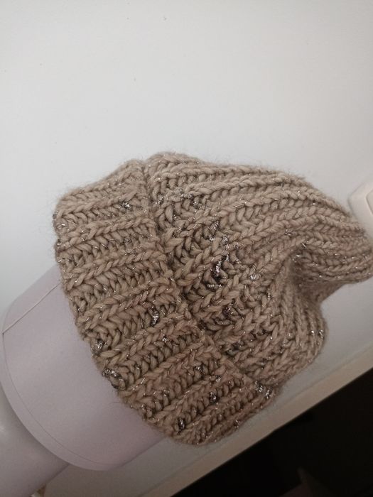 Czapka damska z wełną