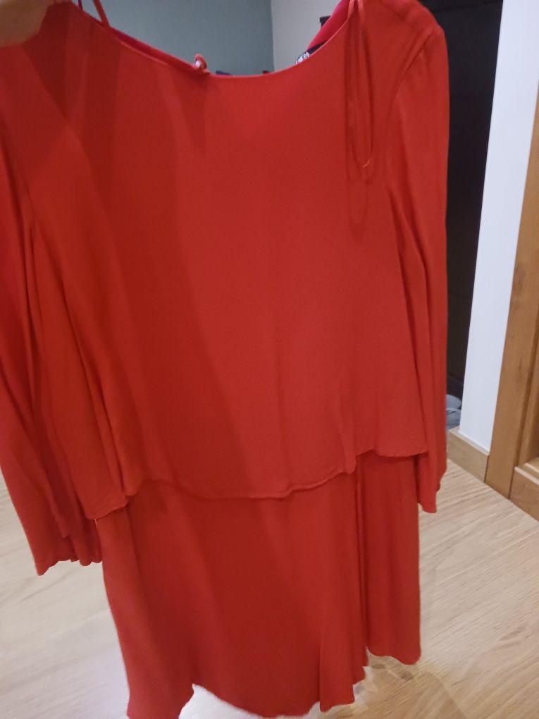 Vestido vermelho zara