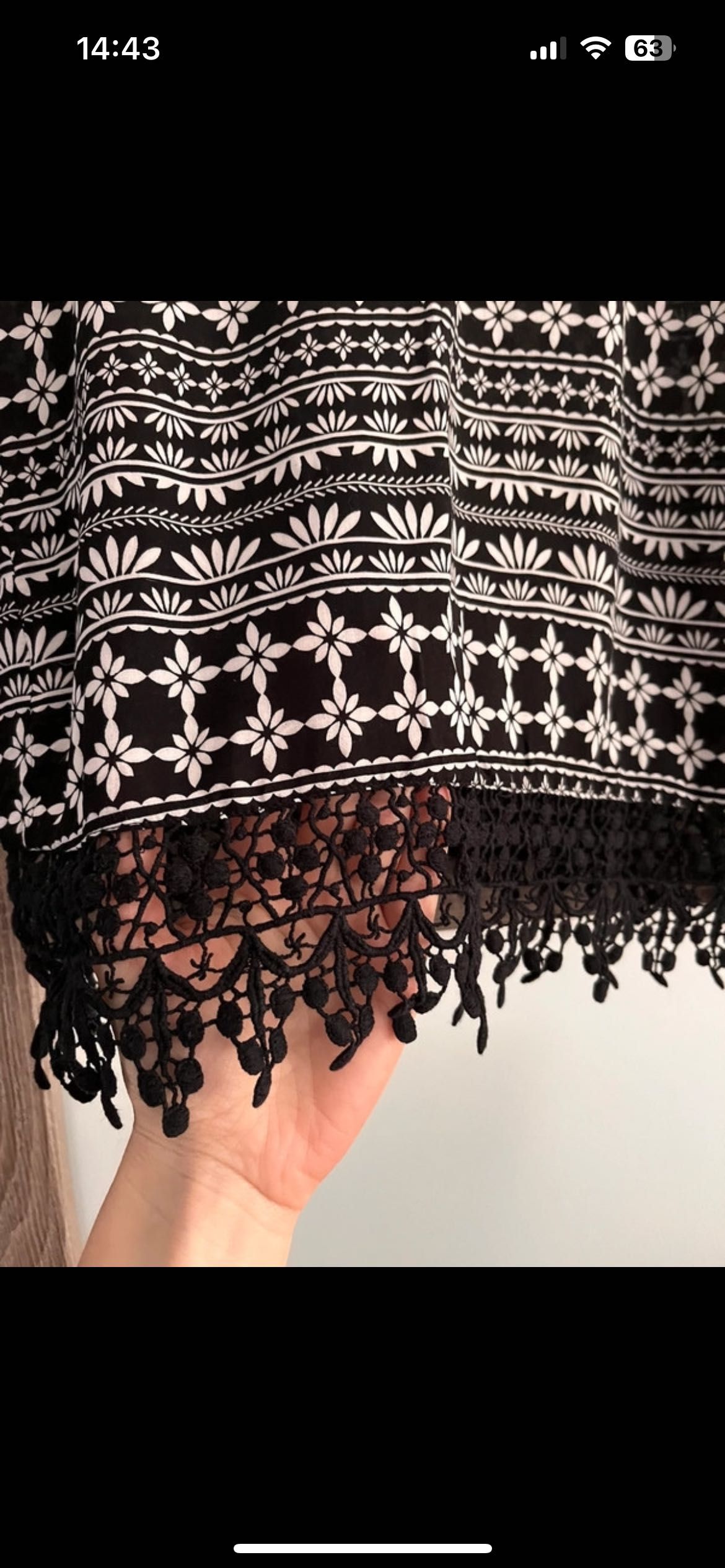 Top z koronką H&M, 34-36
