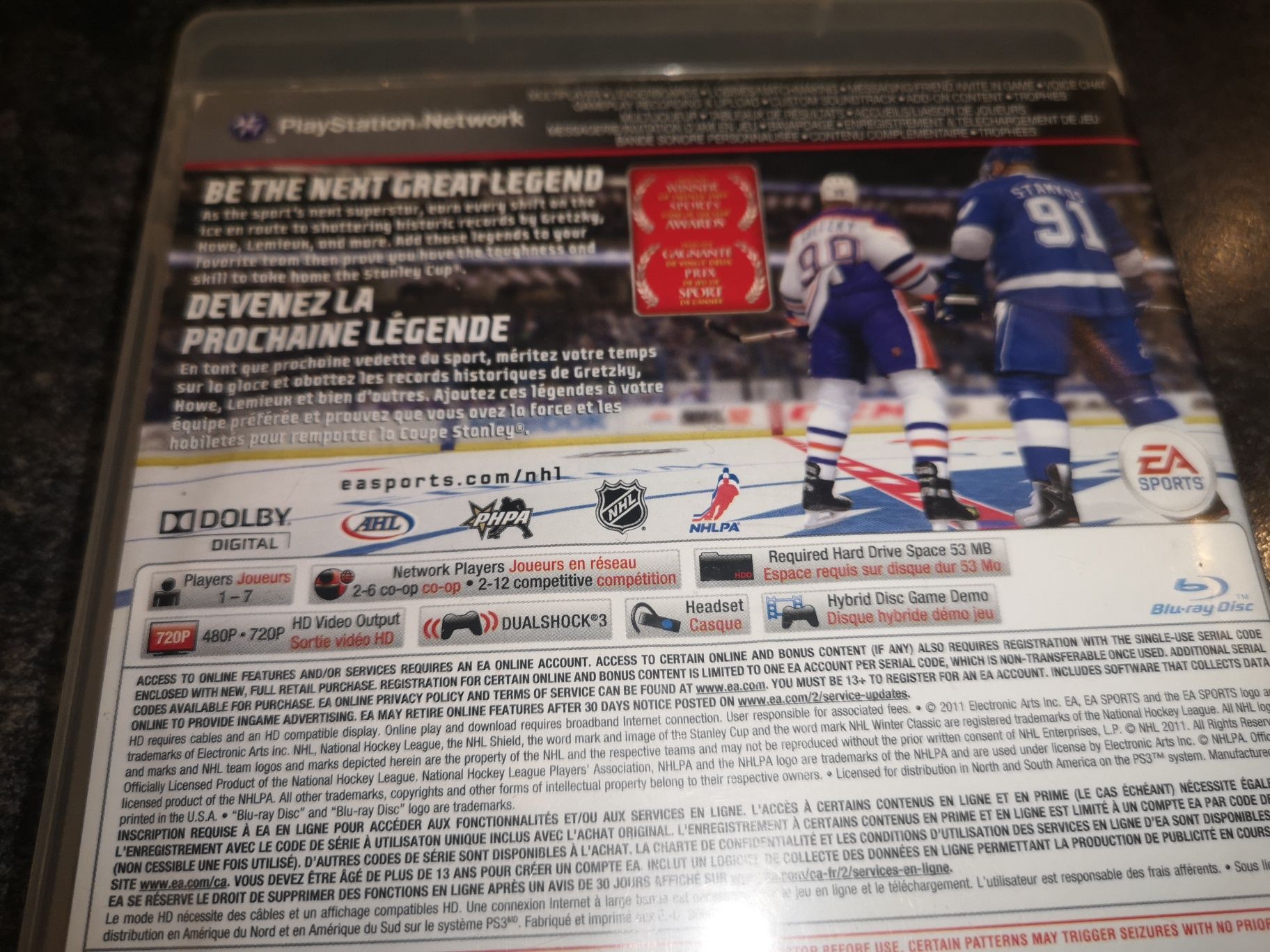 NHL 12 PS3 gra (wyd amerykanskie) rzadkość SKLEP Ursus