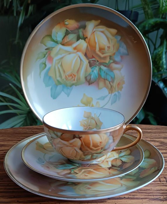 Porcelanowy zestaw śniadaniowy (kwartet), Thomas Bavaria (Rosenthal).