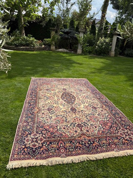 Idealny Dywan Perski R.Tkany Kaszmirowy Indo Keshan 330x200 gal.20 tyś