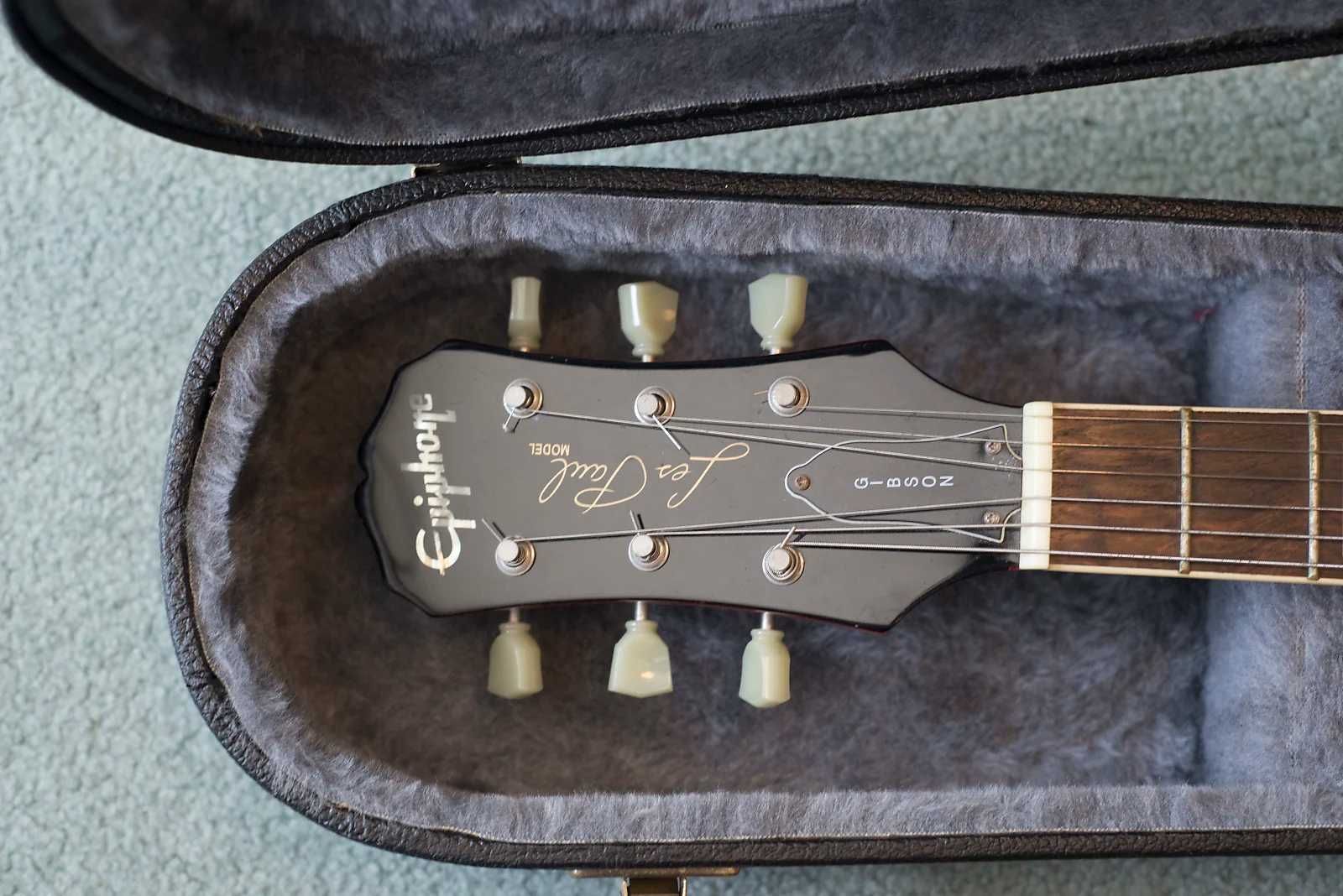 Guitarra (EPIPHONE Les Paul Model Gibson) Standard Feita na Korea 90,s