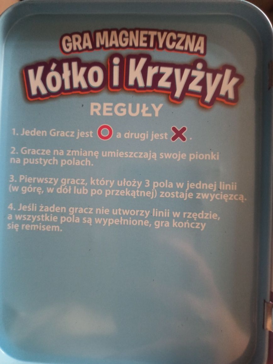 WeVeel Podróżna Gra Magnetyczna kółko i krzyżyk