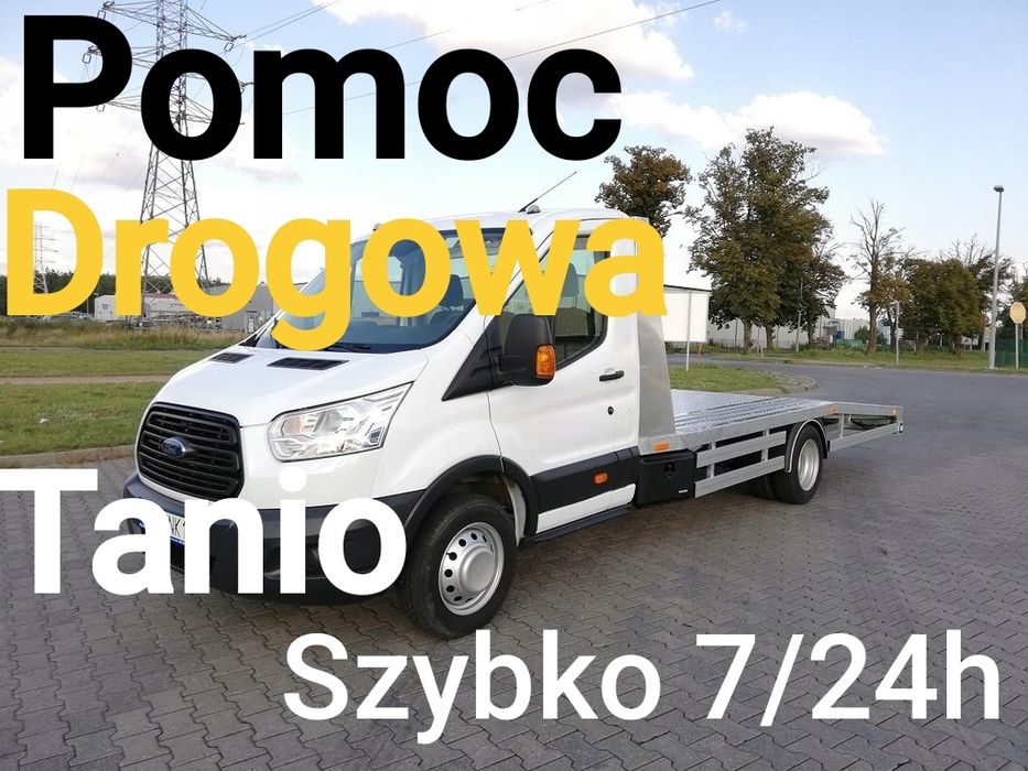 7/24 TANIO Pomoc Drogowa,Laweta Zielona Góra,transport,odpalanie na ka