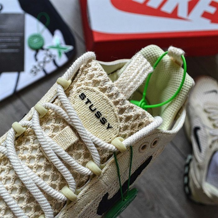 Мужские кроссовки Stussy X Nike Air Zoom Spiridon Cage 2 Fossil Stone