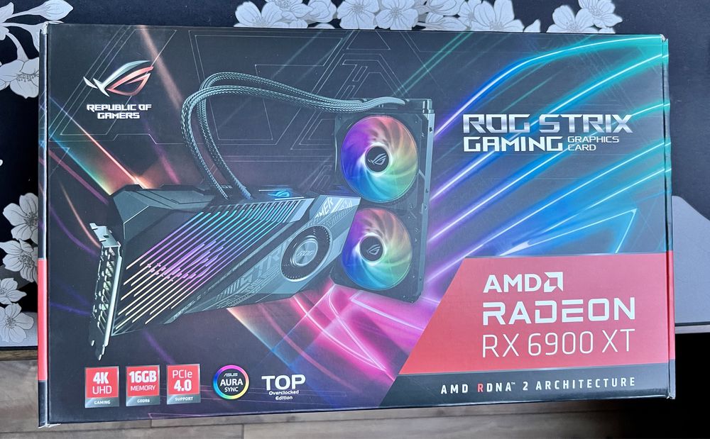 Karta graficzna ASUS ROG Strix LC RX 6900 XT 16G OC GW Ideał Jak 3090