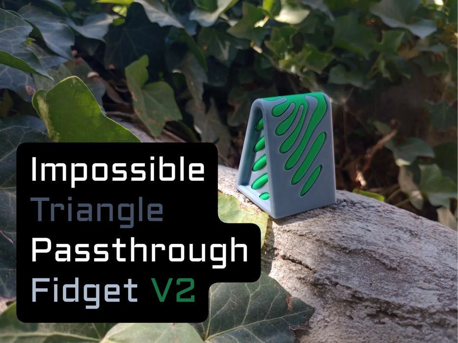Triângulo Impossível Passthrough Fidget V2