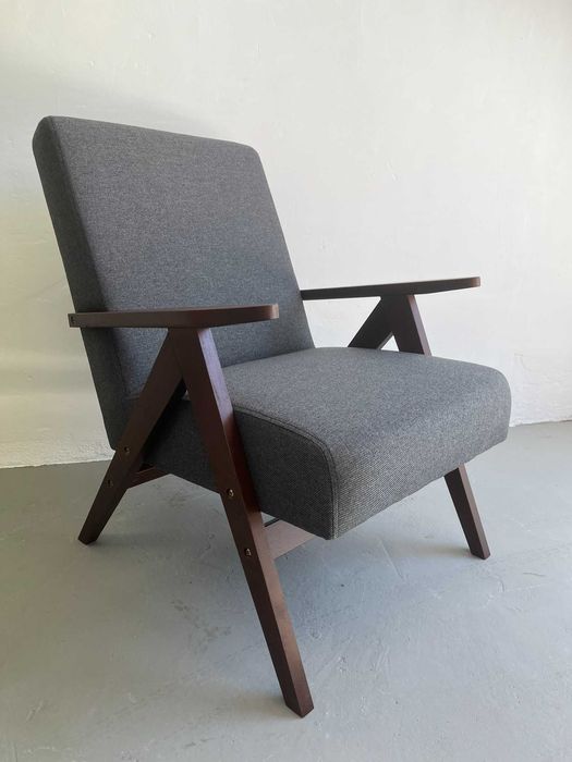 Fotel MARCEL, styl vintage, retro lisek jedynka Prl WYSYŁAMY !