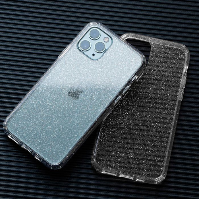 Crystal Glitter Case do Samsung Galaxy S23 Ultra Srebrny