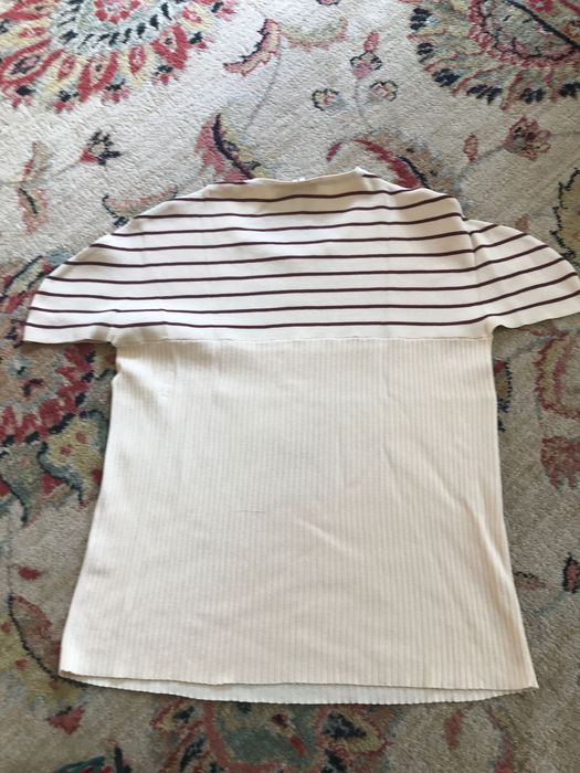 Papareil Paris bluzka sweterek rayon krótki rekaw M