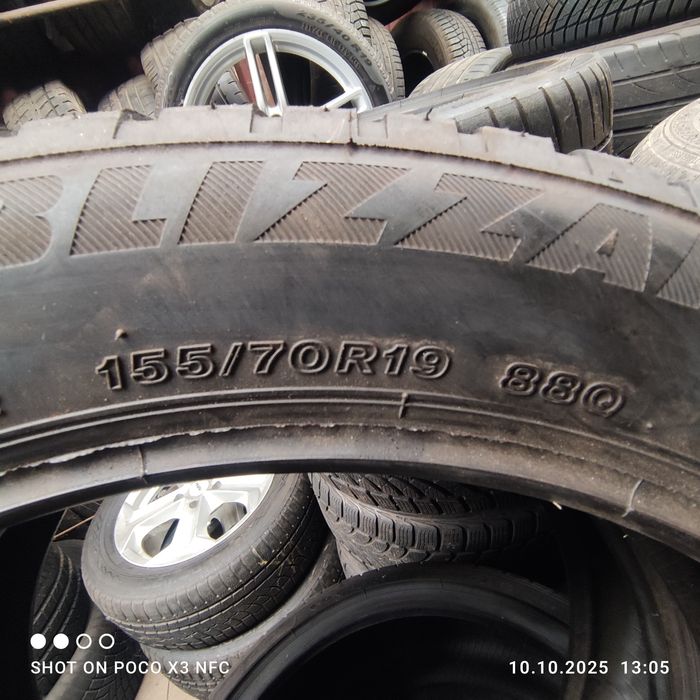 Шини резина R 19/ 155 /70 Bridgestone Blizzak LM 500 -22 рік