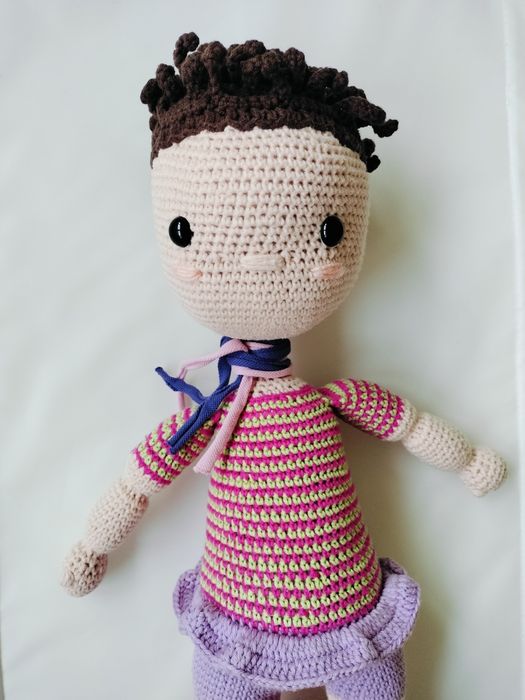 Boneca Amigurumi grande Nova! 45cm