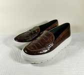 Buty mokasyny damskie Geox Kaula Respira skórzane platforma r. 35 23,4