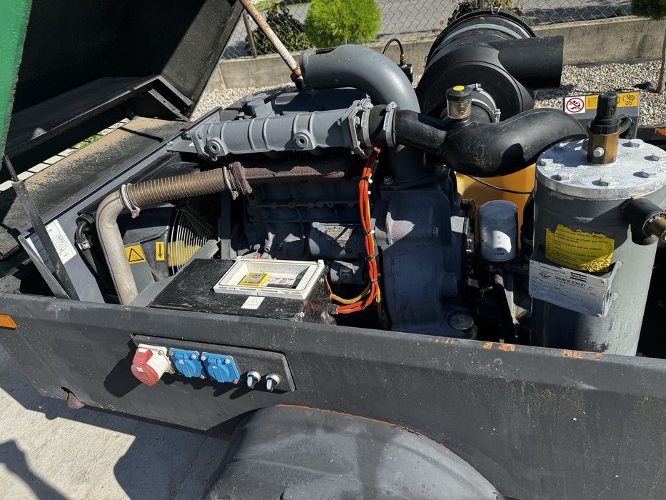 Kompresor srubowy irmair Atlas copco zestaw do piaskowania