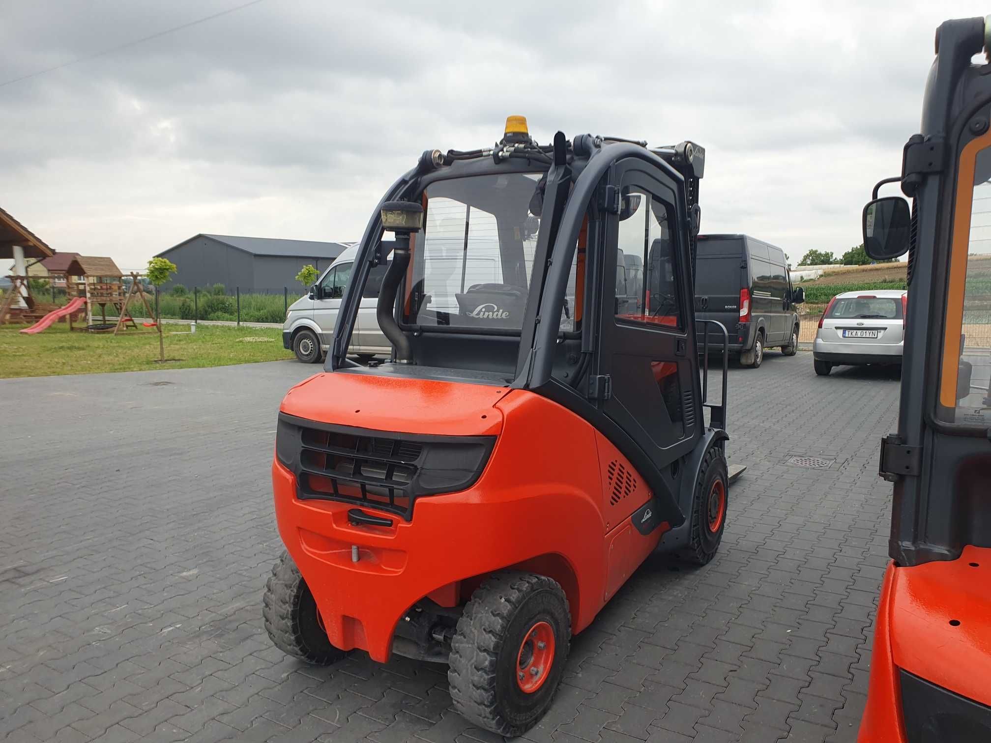 Wózek widlak LINDE H35D 3.5T 19r Diesel Kabina Ogrzewanie H30 H40 H45