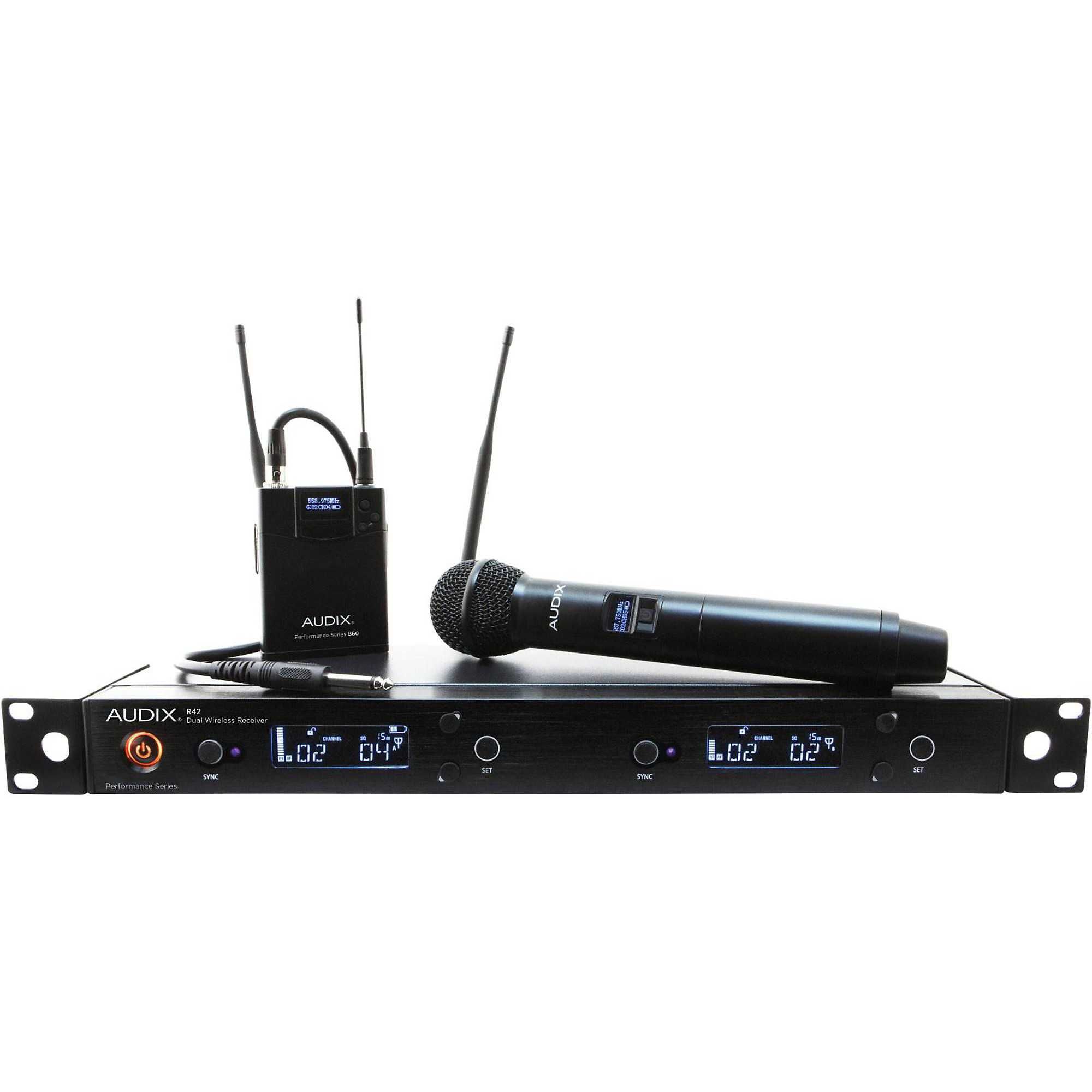 Microfone wireless /sem fio audix h60 e b60