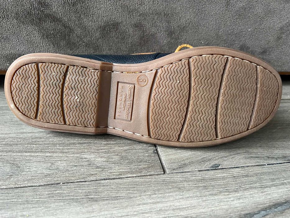 Windsor 41,5 Англія шкіряні топсайдери чорні чоловічі мокасини мужские