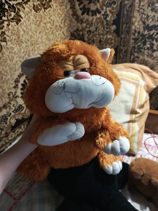 Игрушки Гарфилд,гусь обнимусь,капибара