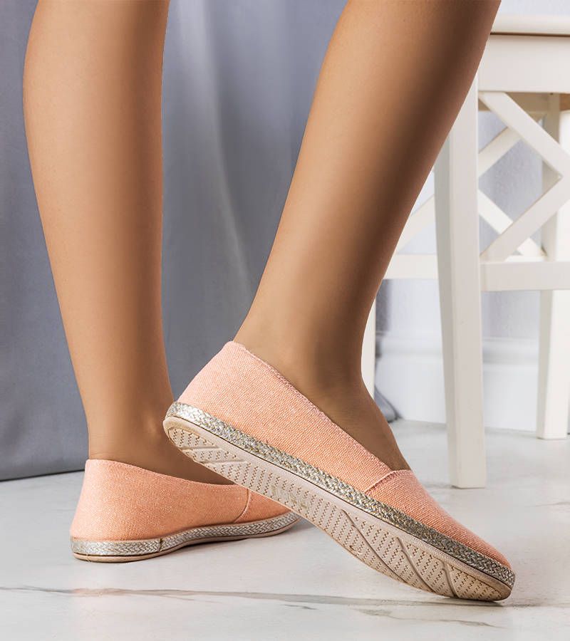 Różowe espadryle damskie Amiral 39