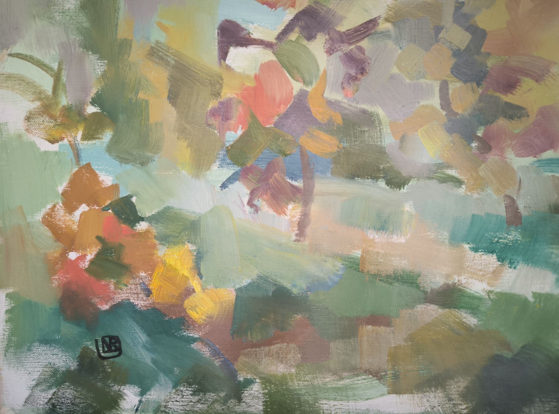 Quadro/Pintura Óleo sob tela Domenico Bascolo Natta